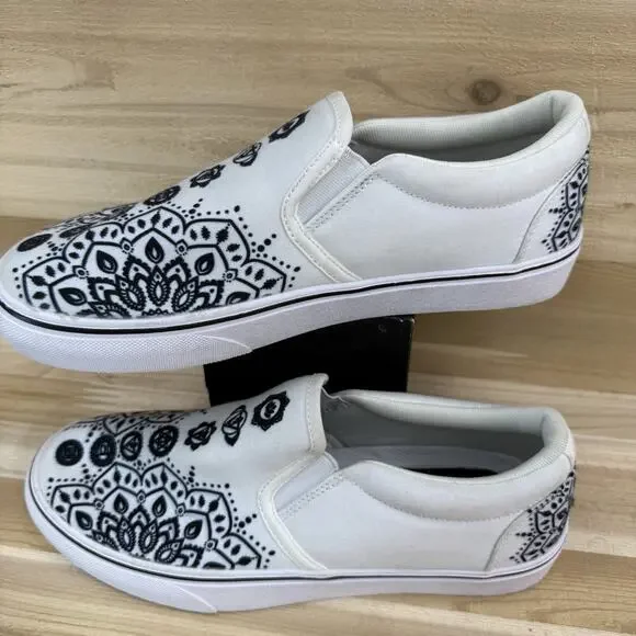 Yes We Vibe Bohemian Slip On Shoes UNISEX Men's 7/Women's 9 - Picture 4 of 16